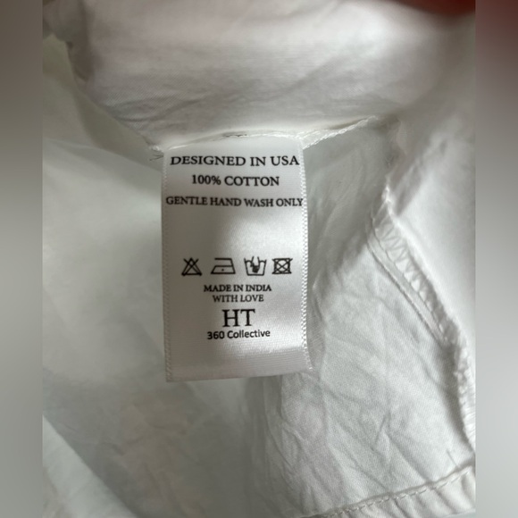 Ruffled short white mini skirt XL NWT
HT 360 Collective 100% cotton - Picture 5 of 9